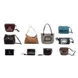 A collection of ten handbags by Delvaux, H 17 - 30 cm