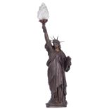 Bartholdi F.A., 'The Statue of Liberty Enlightening the World', dated 1875 and with inscription: 'Re