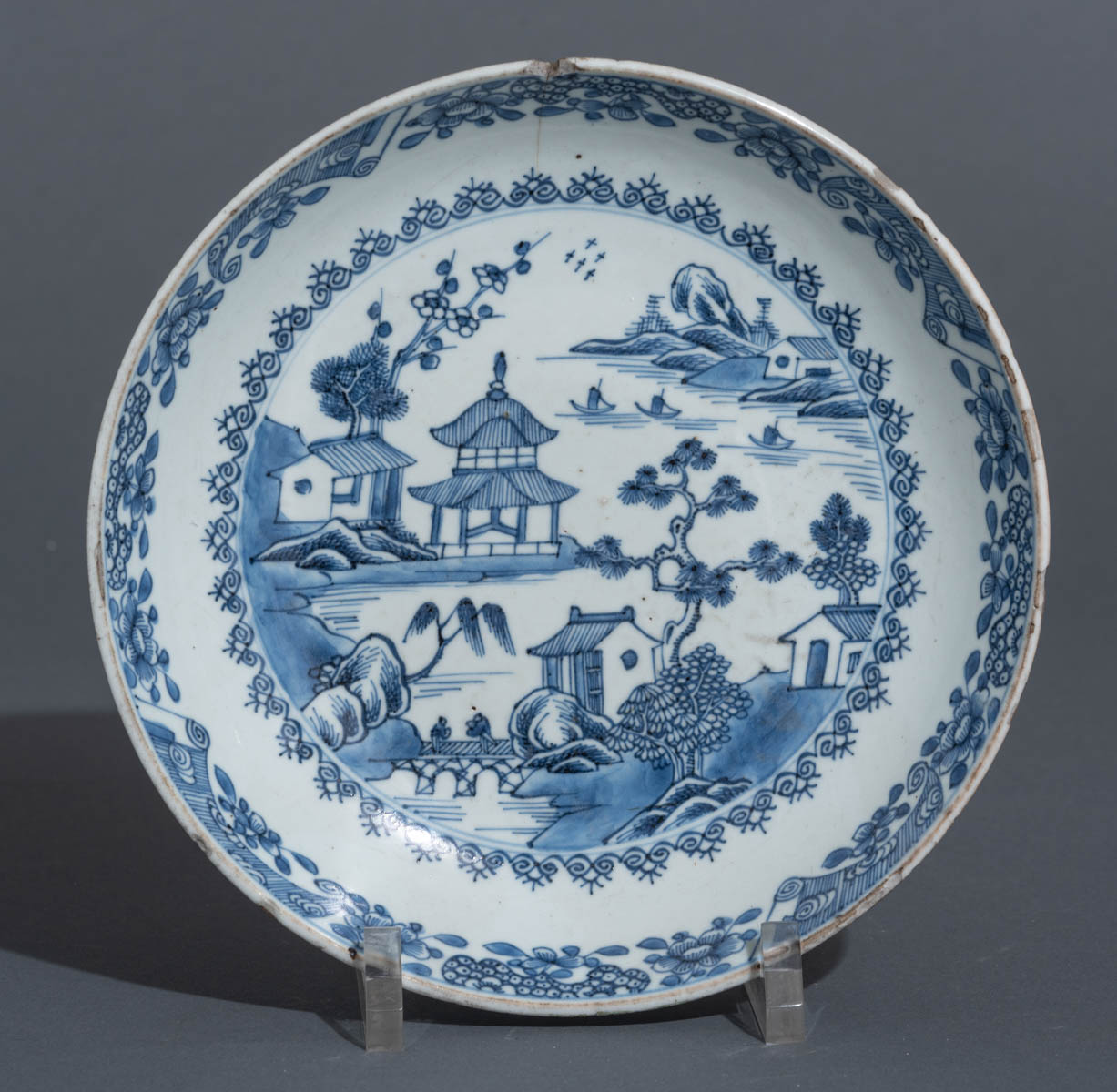 Two Chinese famille rose export porcelain dishes - Image 30 of 44