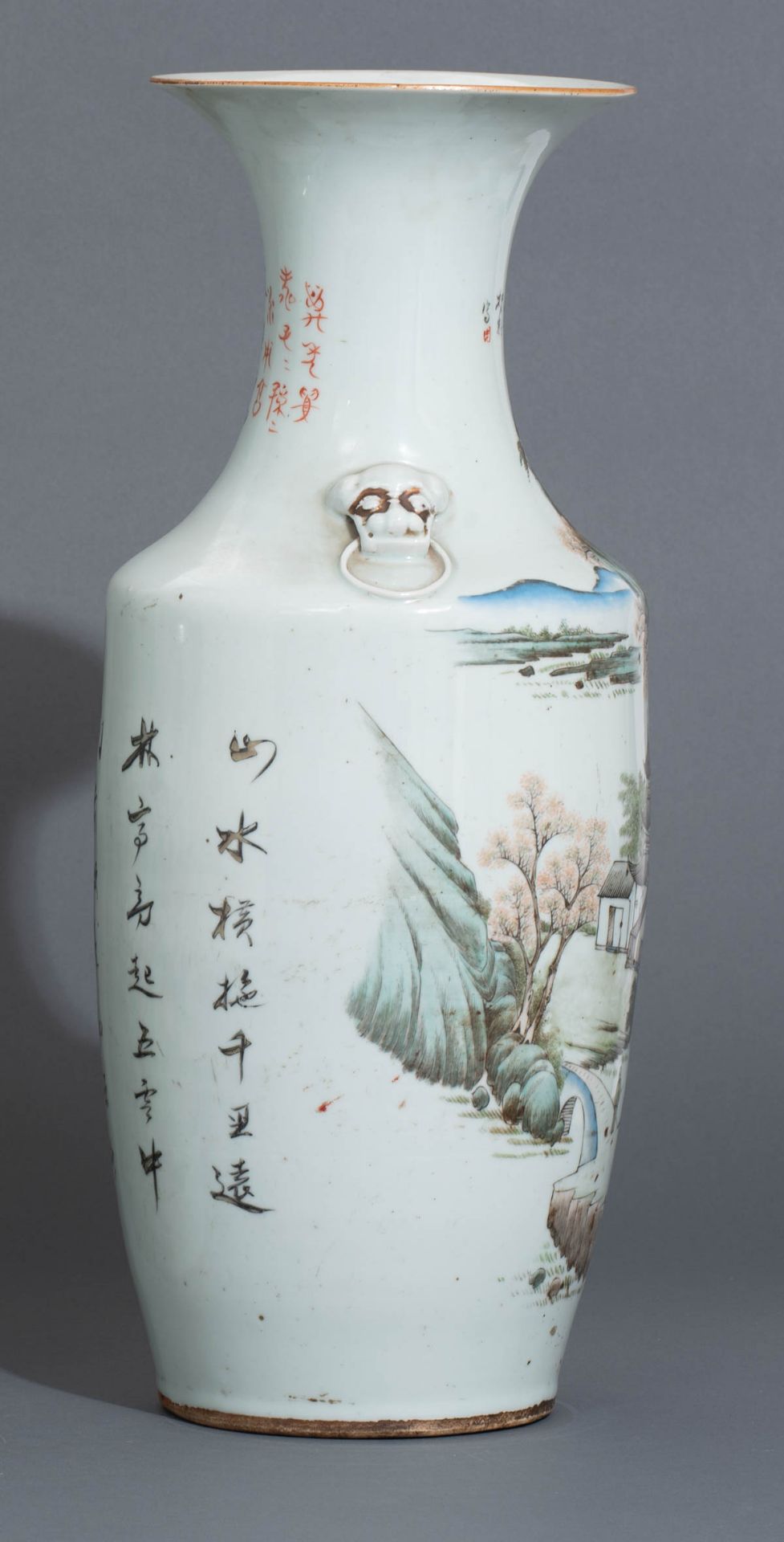 A Chinese Qianjiang cai vase - Bild 5 aus 7