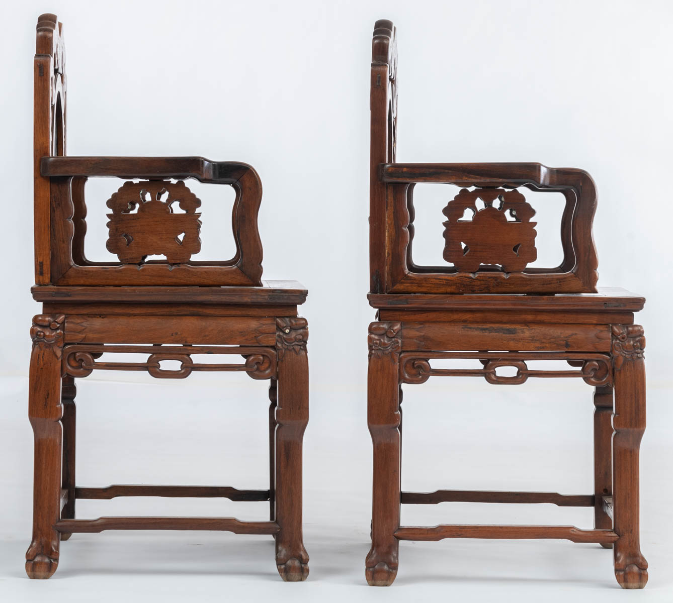 A Chinese exotic hardwood furniture set - Image 5 of 16