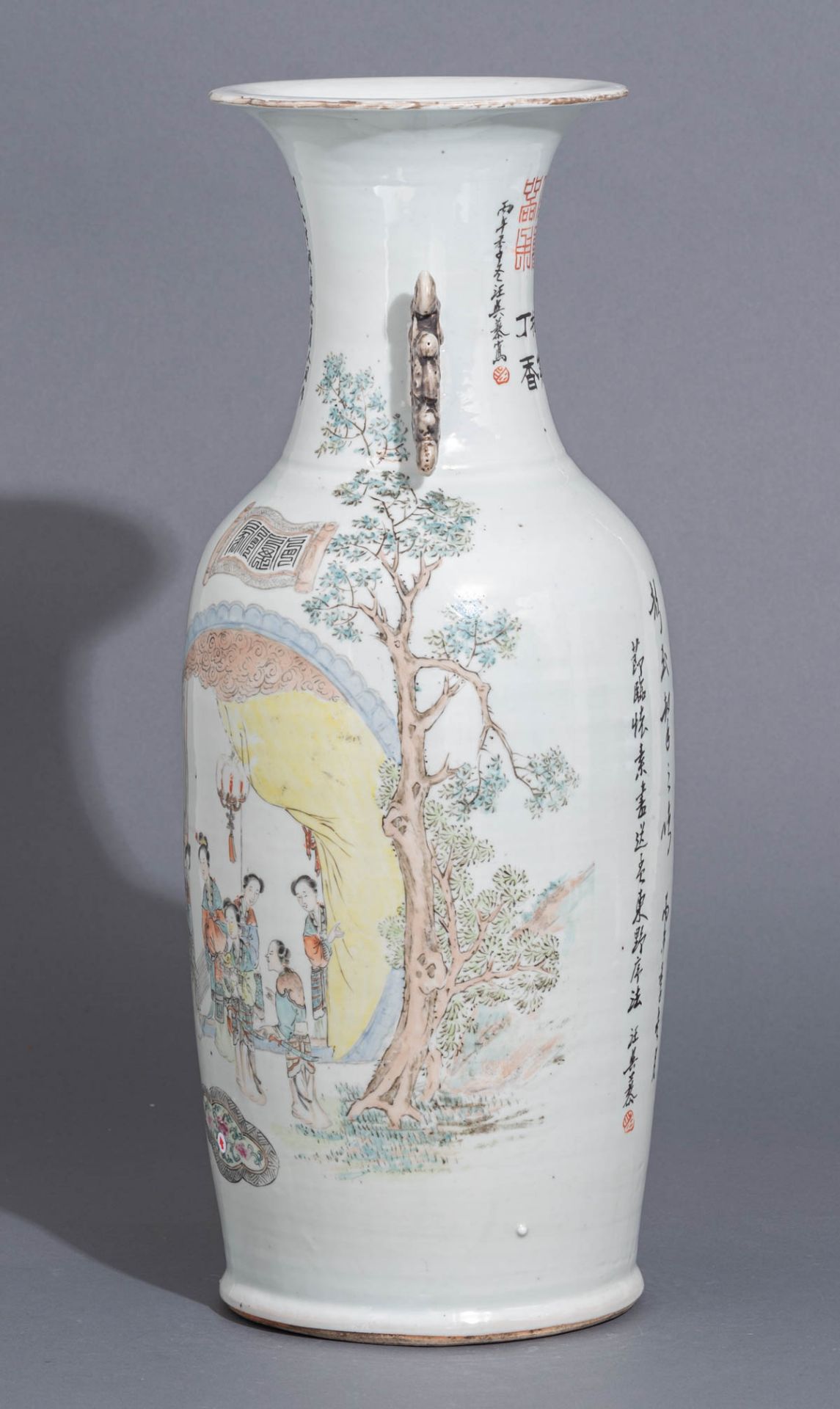 A Chinese Qianjiang cai vase - Bild 3 aus 7