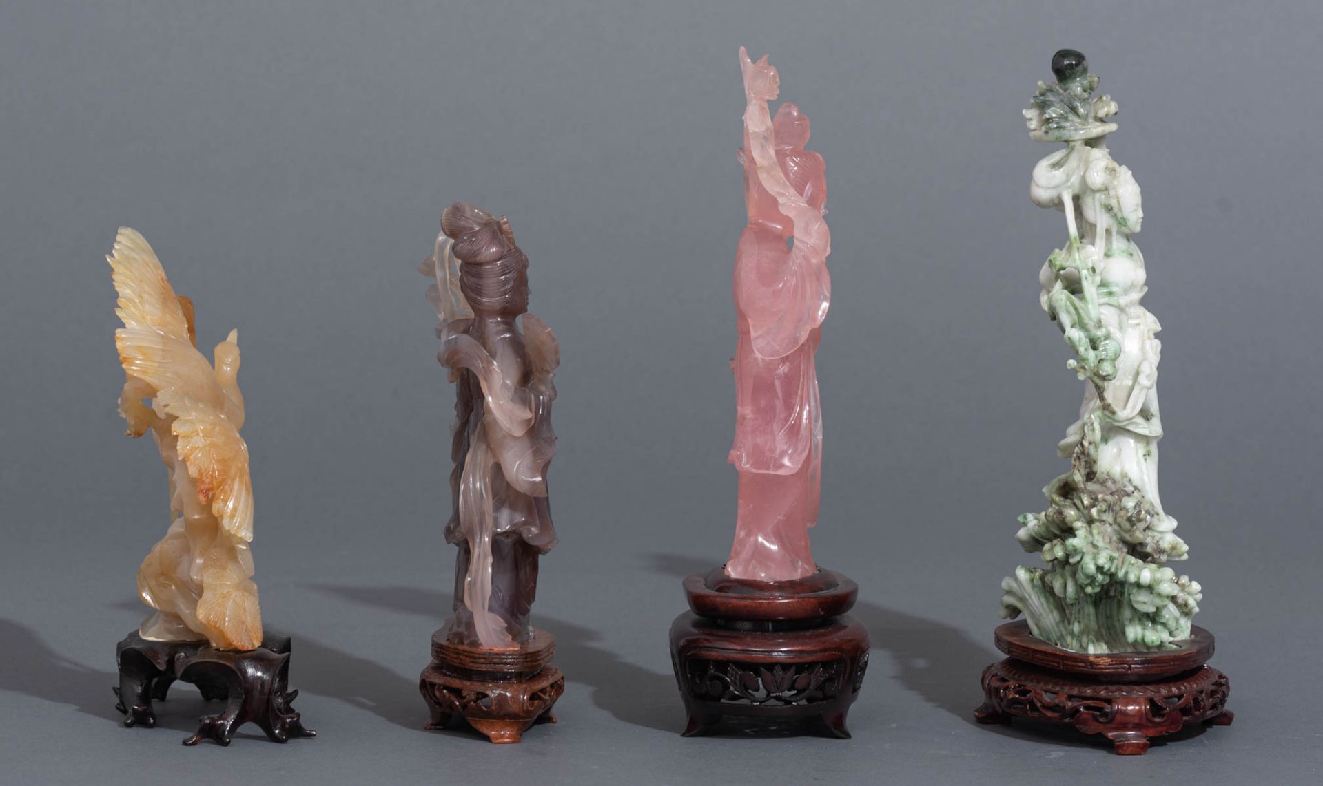 A collection of ten Chinese jade - Bild 5 aus 17