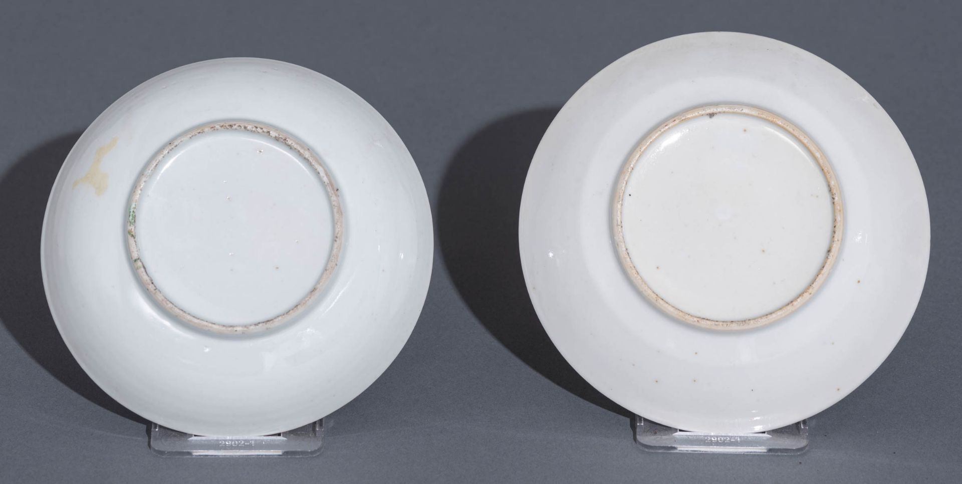 Six Chinese export porcelain Canton teacups and matching saucers - Image 62 of 62