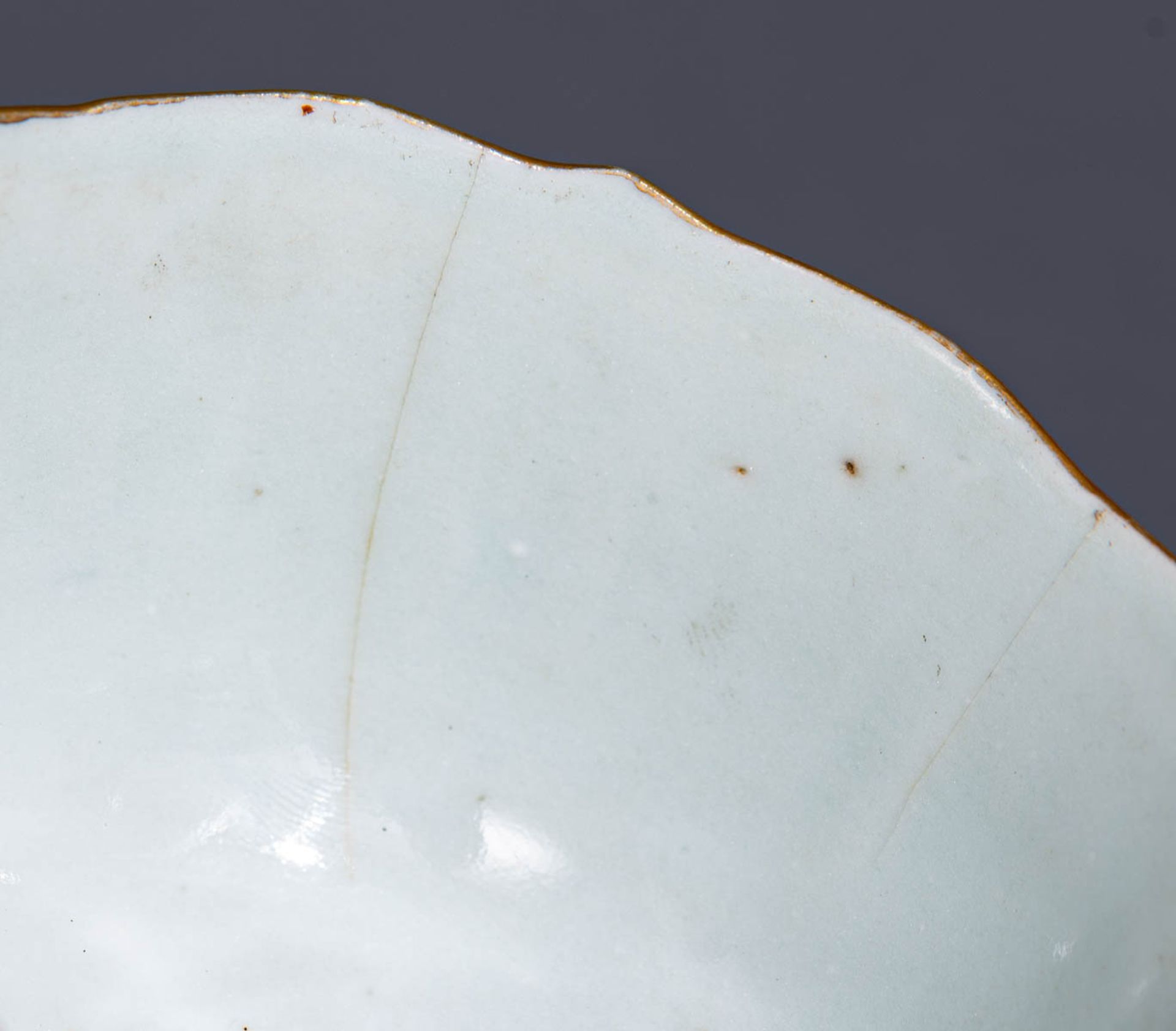 Six Chinese export porcelain Canton teacups and matching saucers - Image 39 of 62