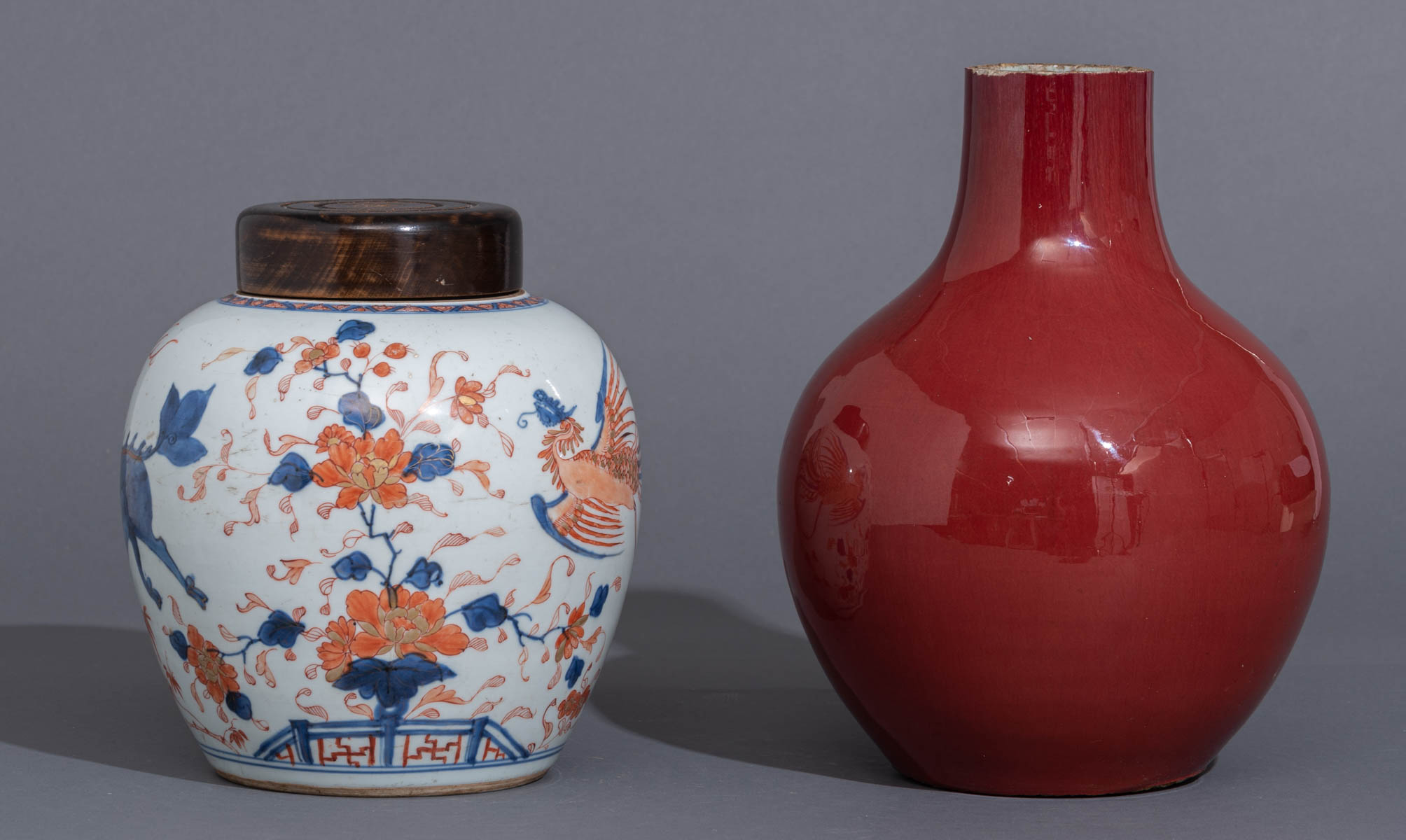 A Chinese sang de boeuf bottle vase - Image 5 of 8