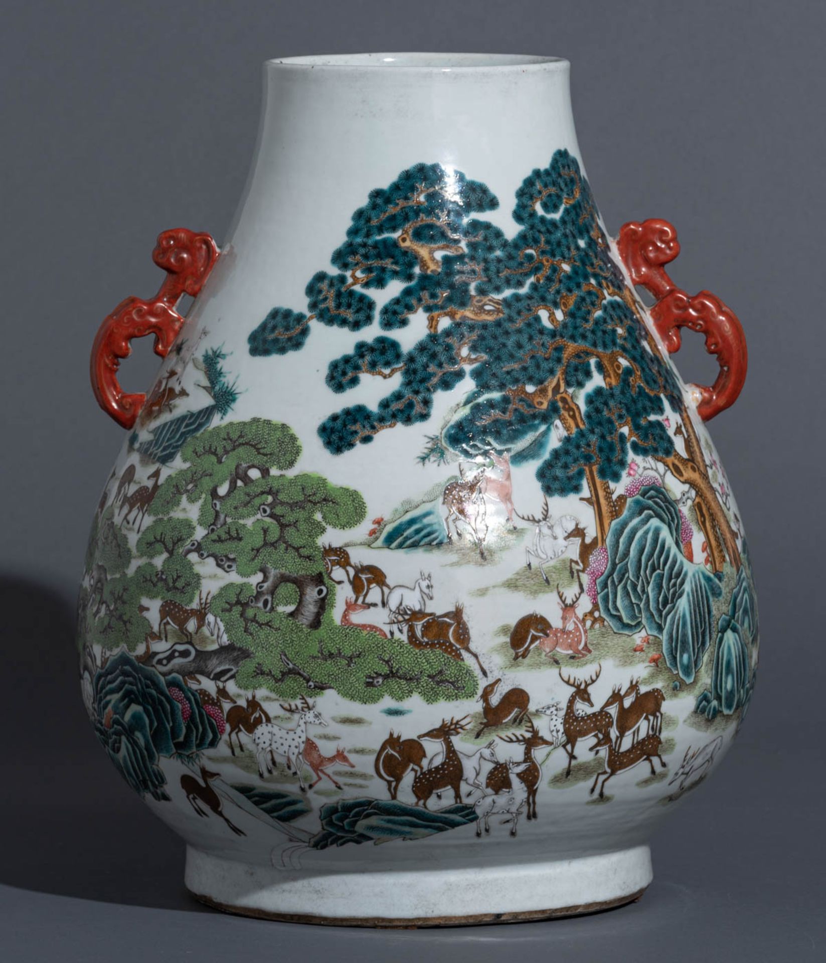 A Chinese yangcai hu vase - Bild 12 aus 16