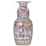 A large Chinese famille rose vase