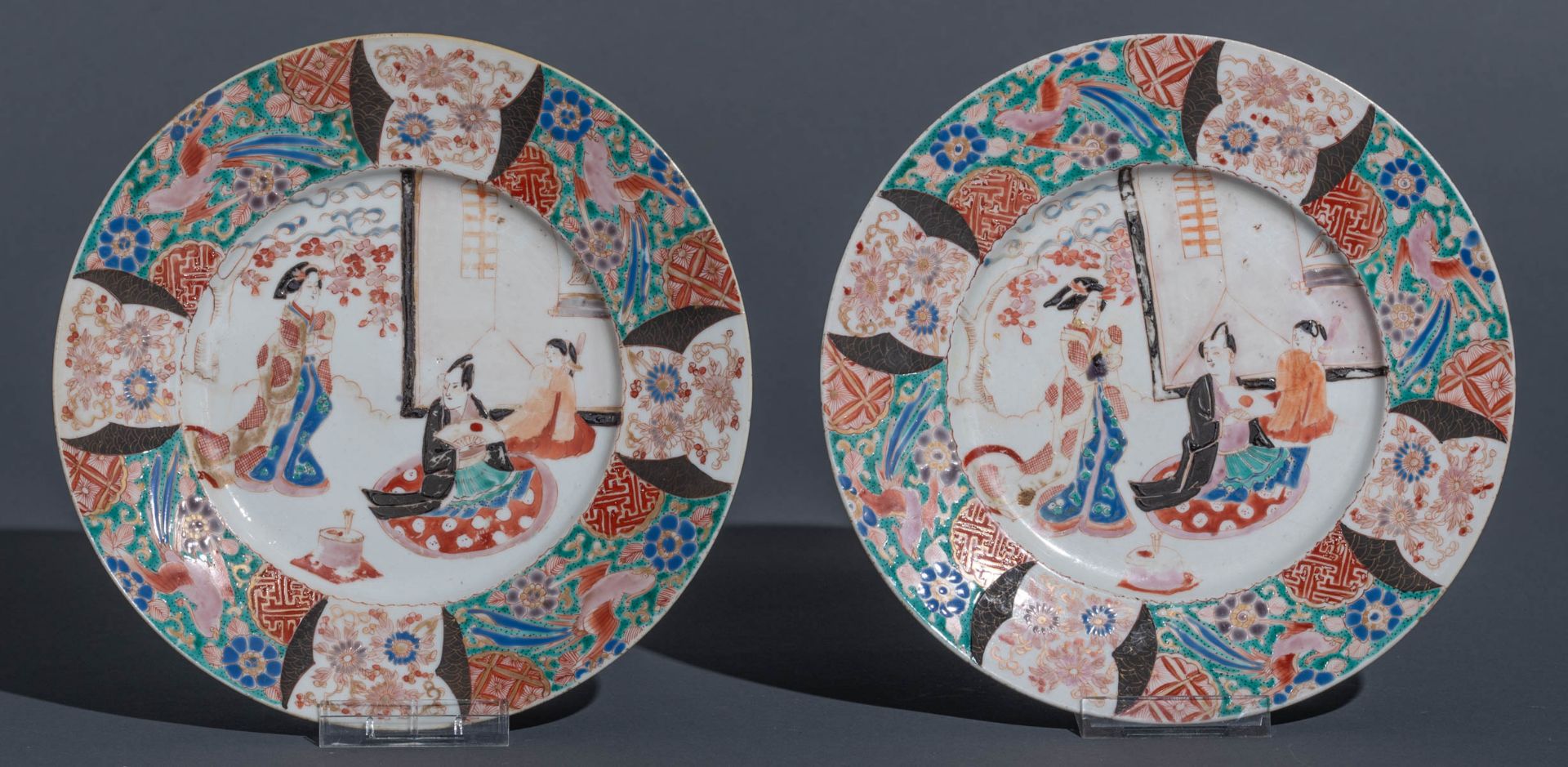 A Japanese Arita Imari assembled dinner service - Image 193 of 194