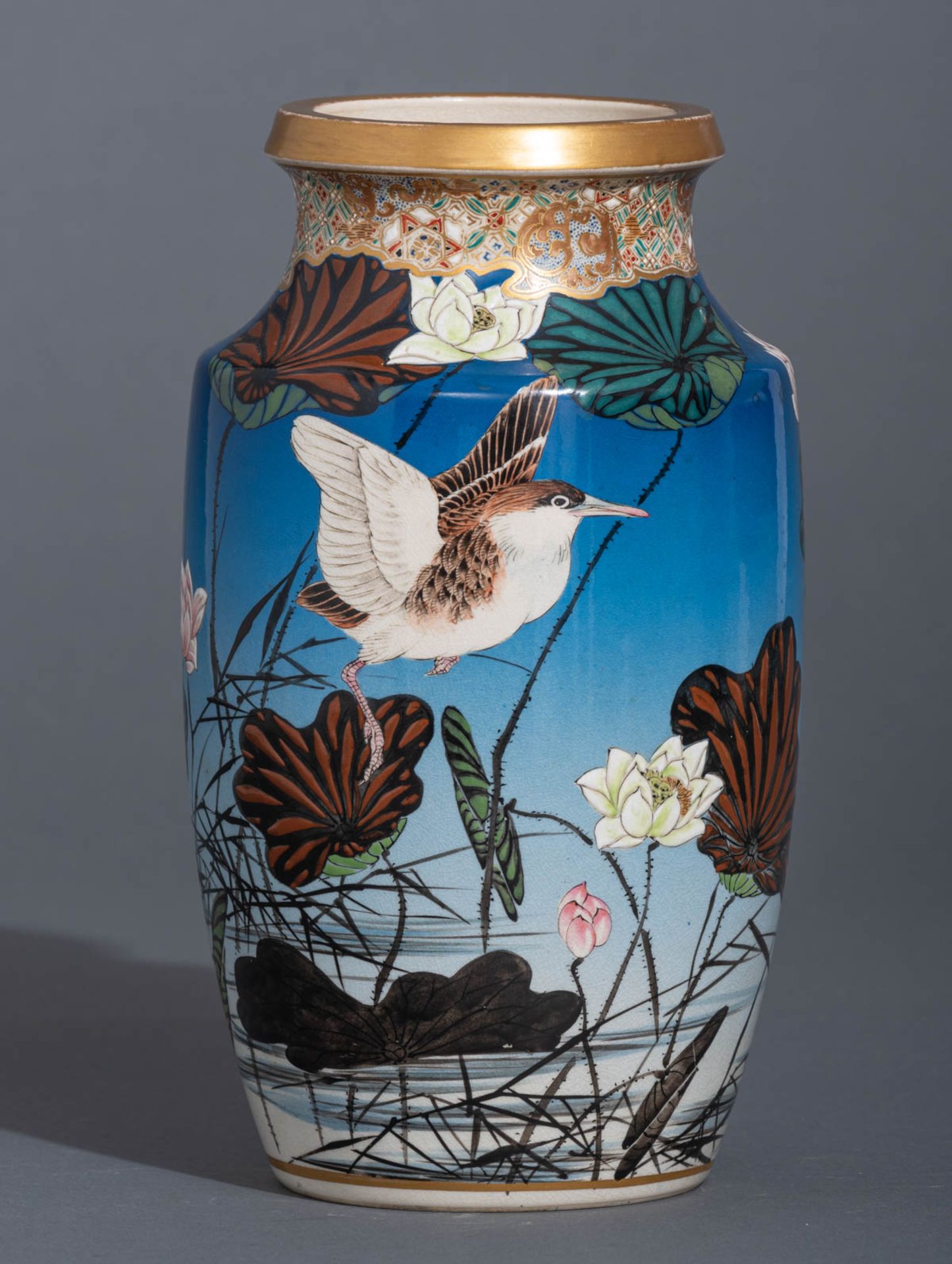 A Japanese Satusuma vase - Image 2 of 9