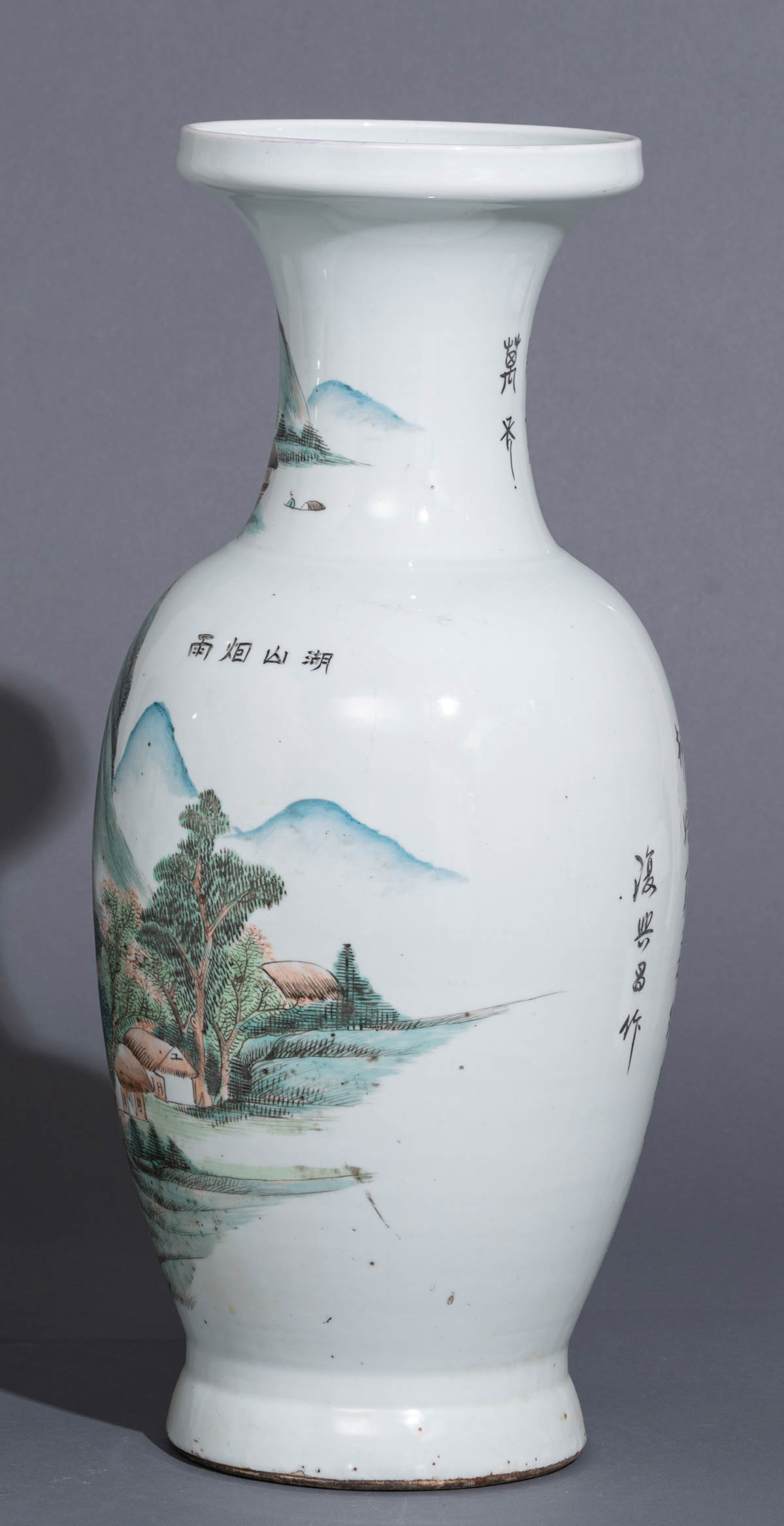 A Chinese Qianjiang cai vase - Image 3 of 7