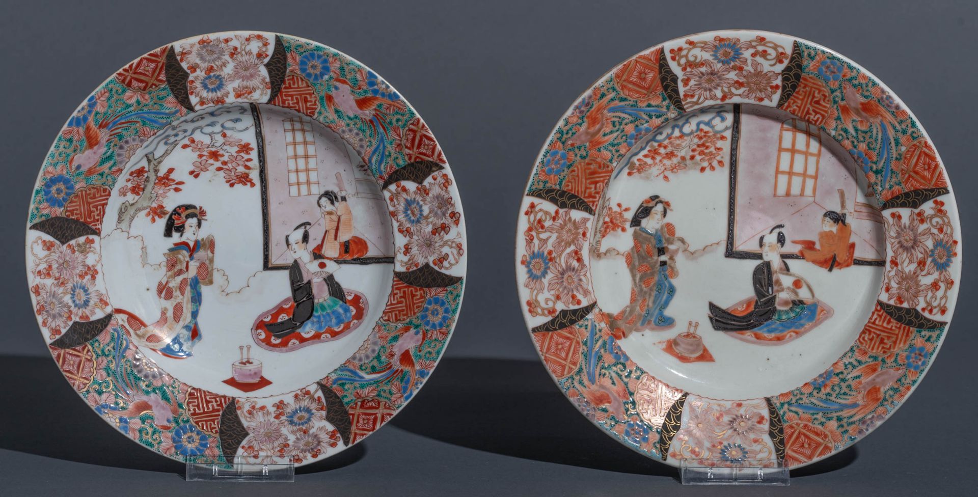 A Japanese Arita Imari assembled dinner service - Image 189 of 194