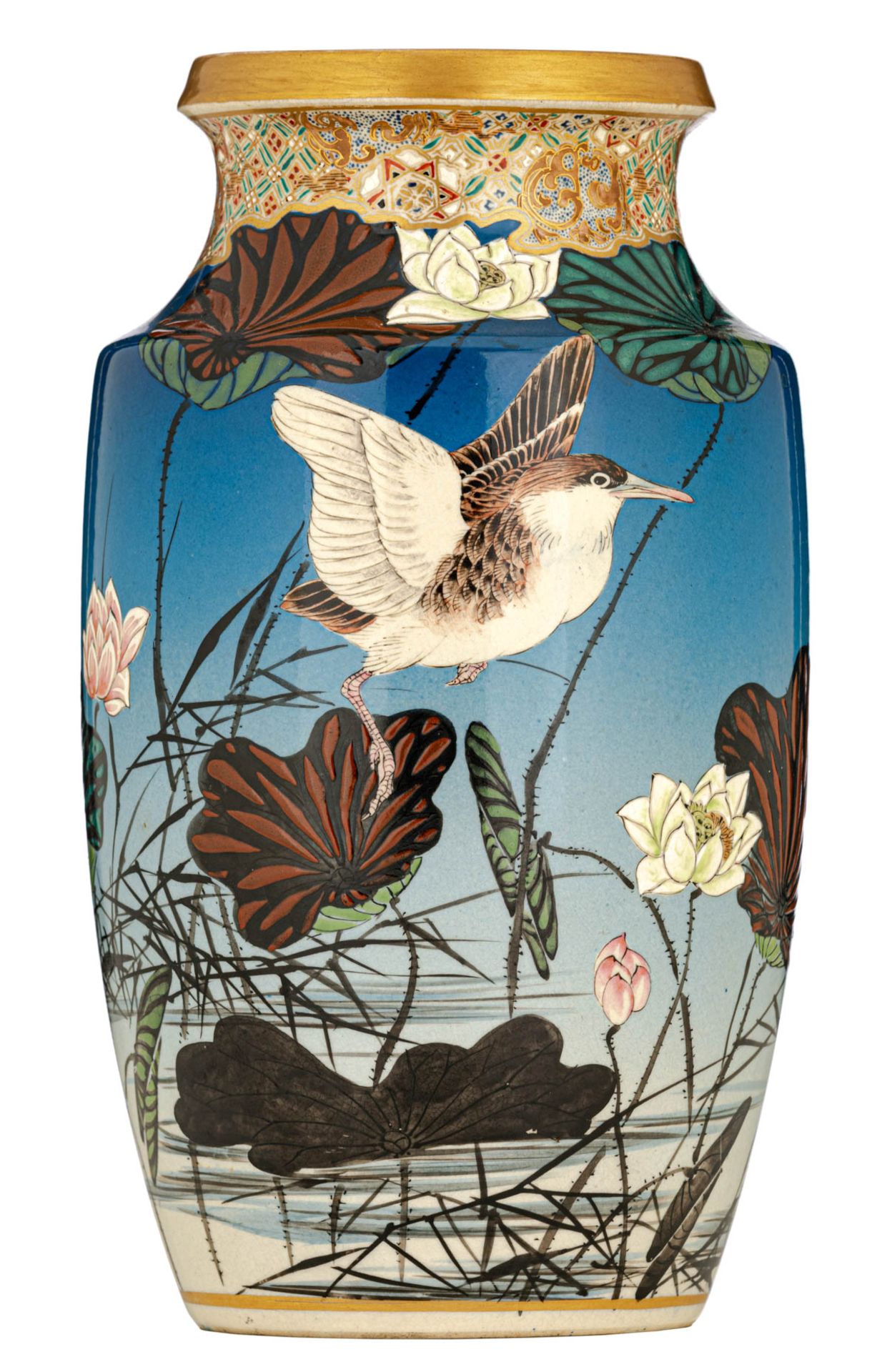 A Japanese Satusuma vase