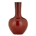 A Chinese sang de boeuf bottle vase