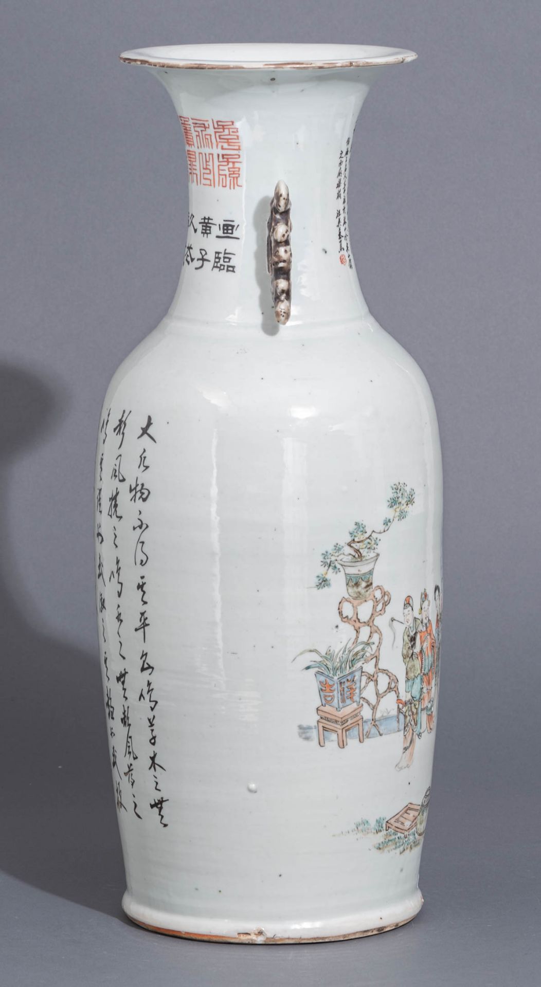 A Chinese Qianjiang cai vase - Bild 5 aus 7