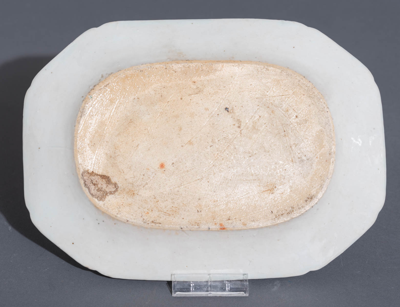 Six Chinese blue and white export porcelain dishes and a ditto octagonal Nanking ware plate - Image 18 of 20