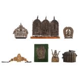 A collection Oriental (Indian) and Middle Eastern decorative items and various attributes useful for