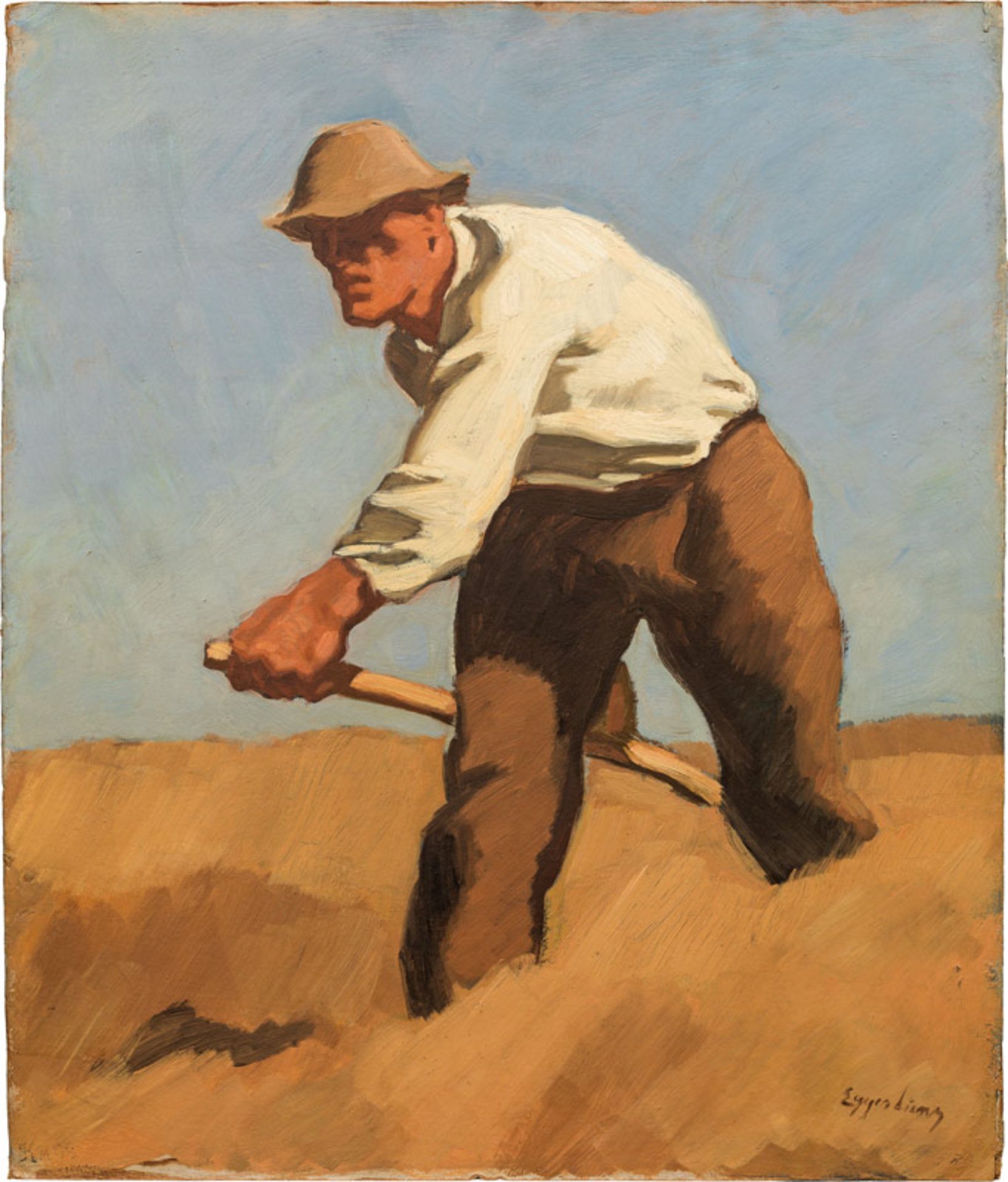 Albin Egger-Lienz Schnitter (Mower), c. 1920/22