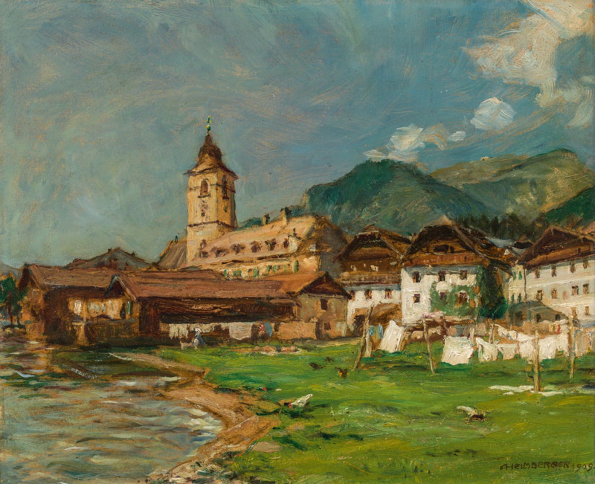 Adolf Helmberger* St. Wolfgang, 1909