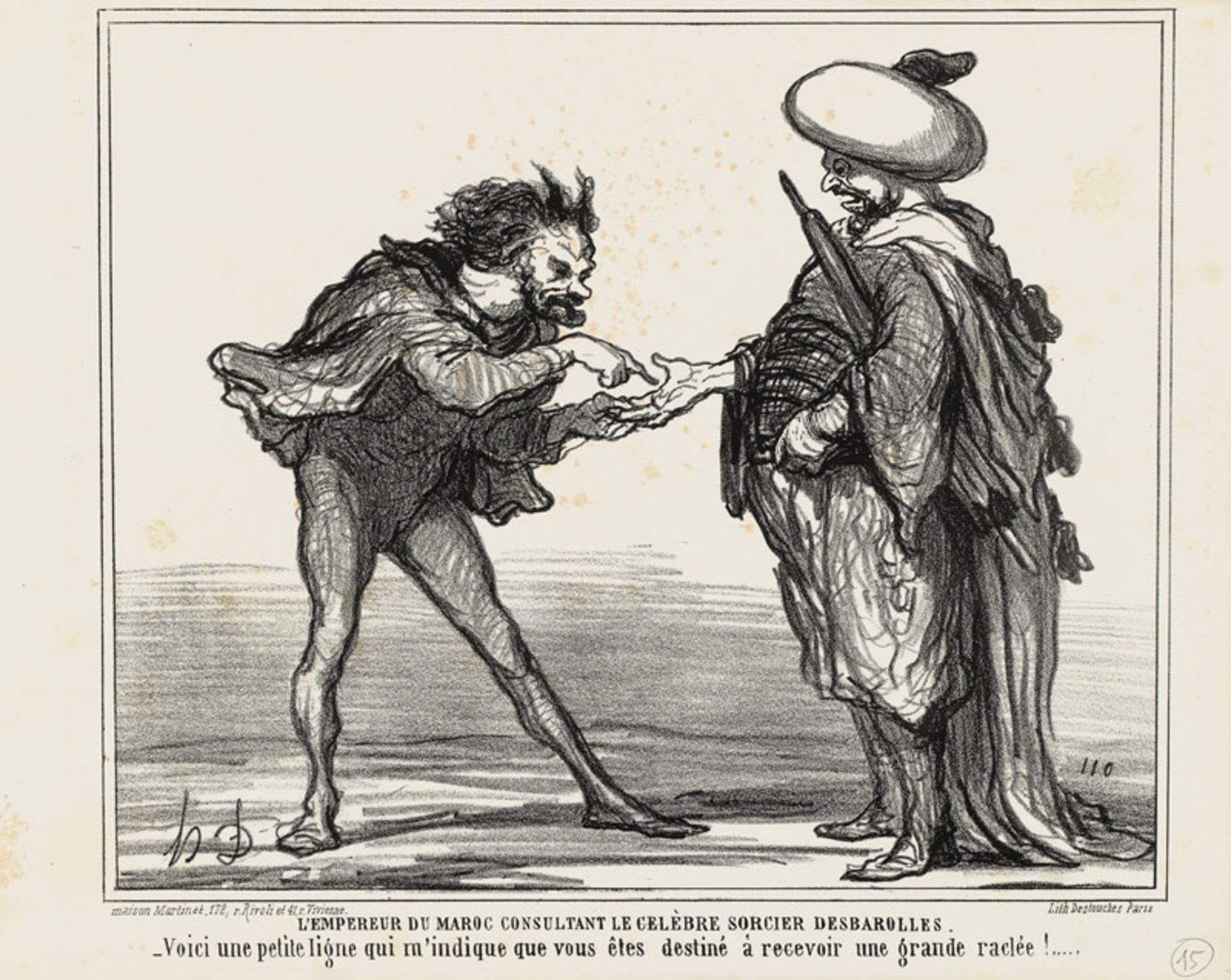 Honoré Daumier „L’Empereur du Maroc ...“l