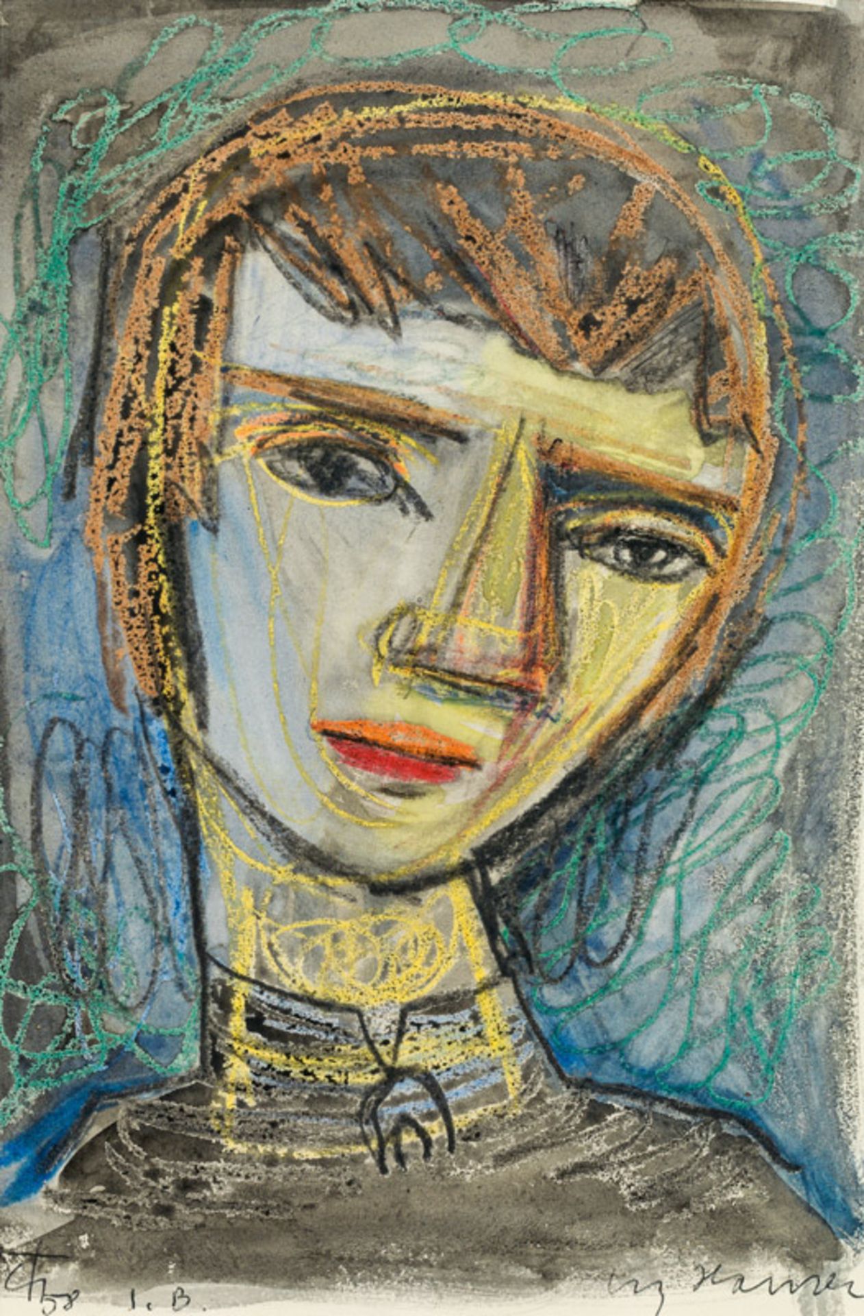 Carry Hauser* Portrait of Ingeborg Bachmann, 1958