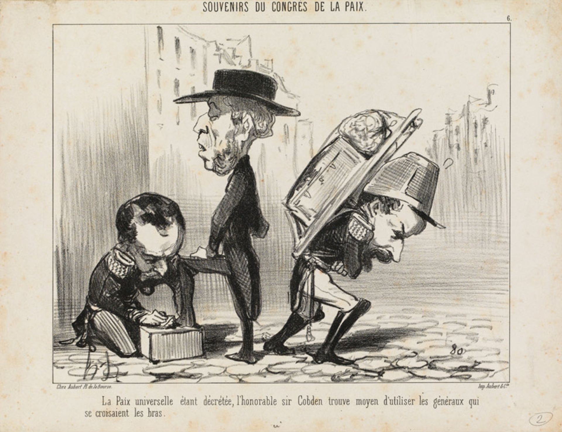 Honoré Daumier „La Paix universelle ...“<br /