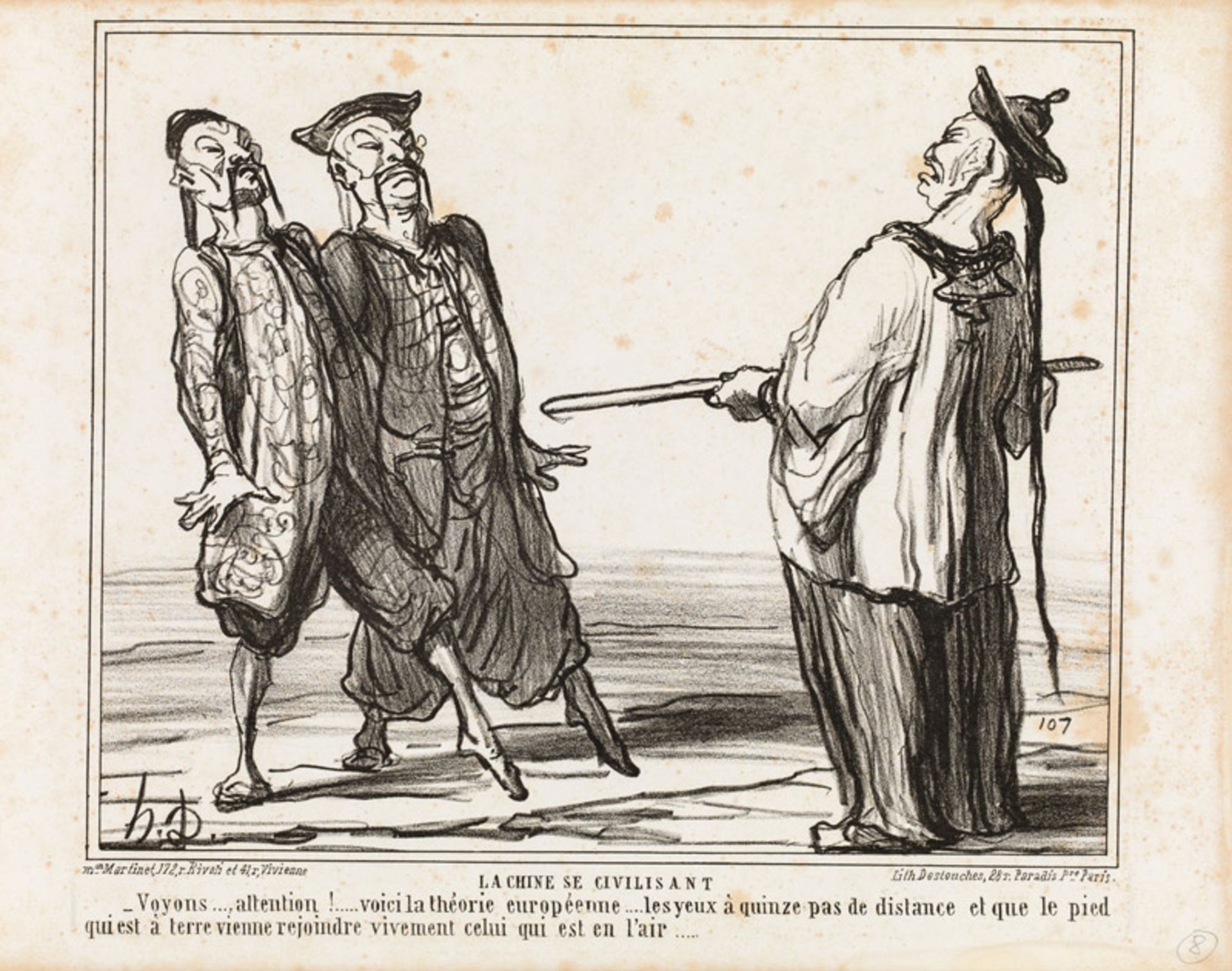 Honoré Daumier „La Chine se civilisant ...“<br /