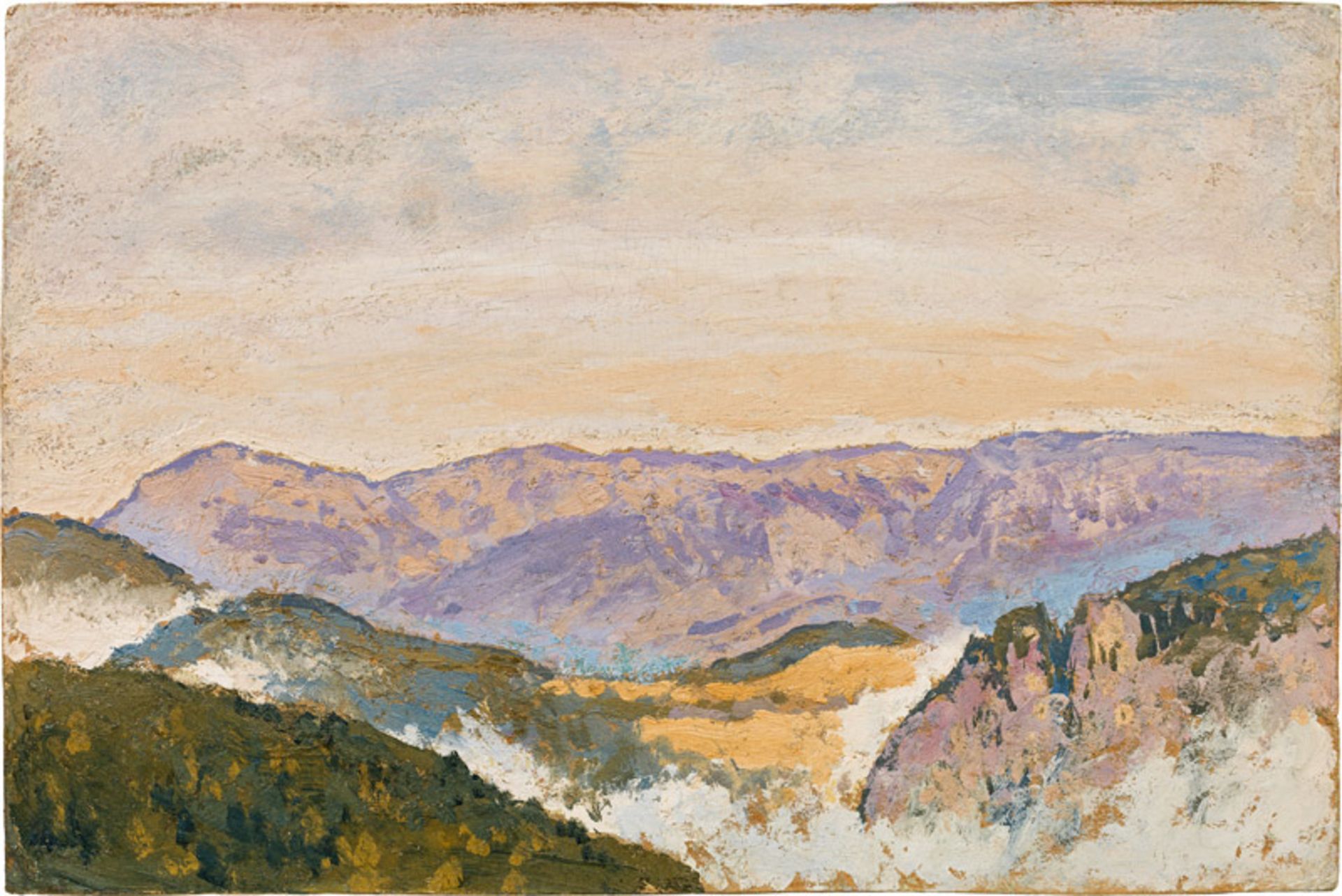 Koloman Moser View of the Rax from the Villa Mautner-Markhof, c. 1913
