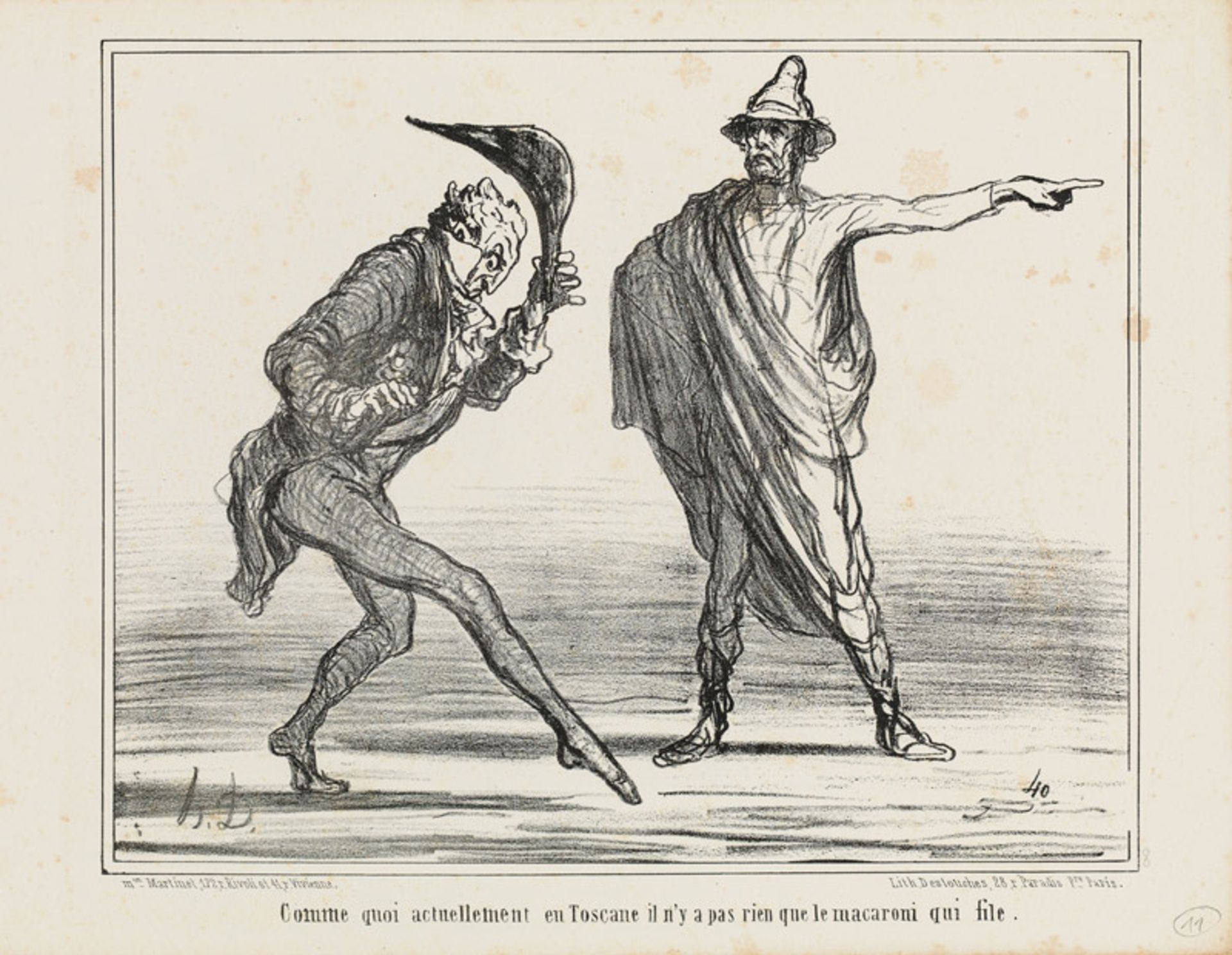 Honoré Daumier „Comme quoi actuellement ...“<br /