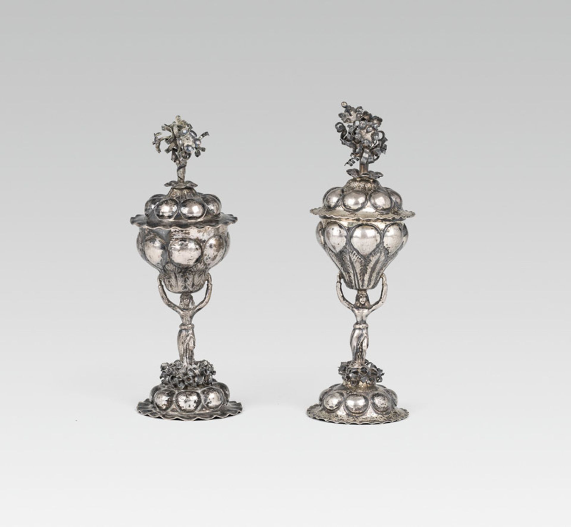 2 Small goblets, Nuremberg, 17th century