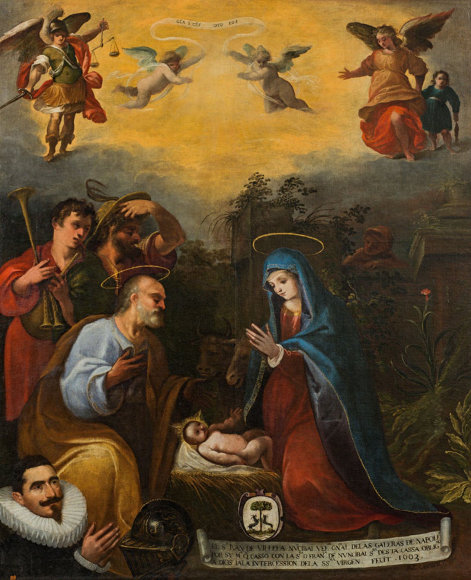 Patricio Cajés The Adoration of the Shepherds, 1603