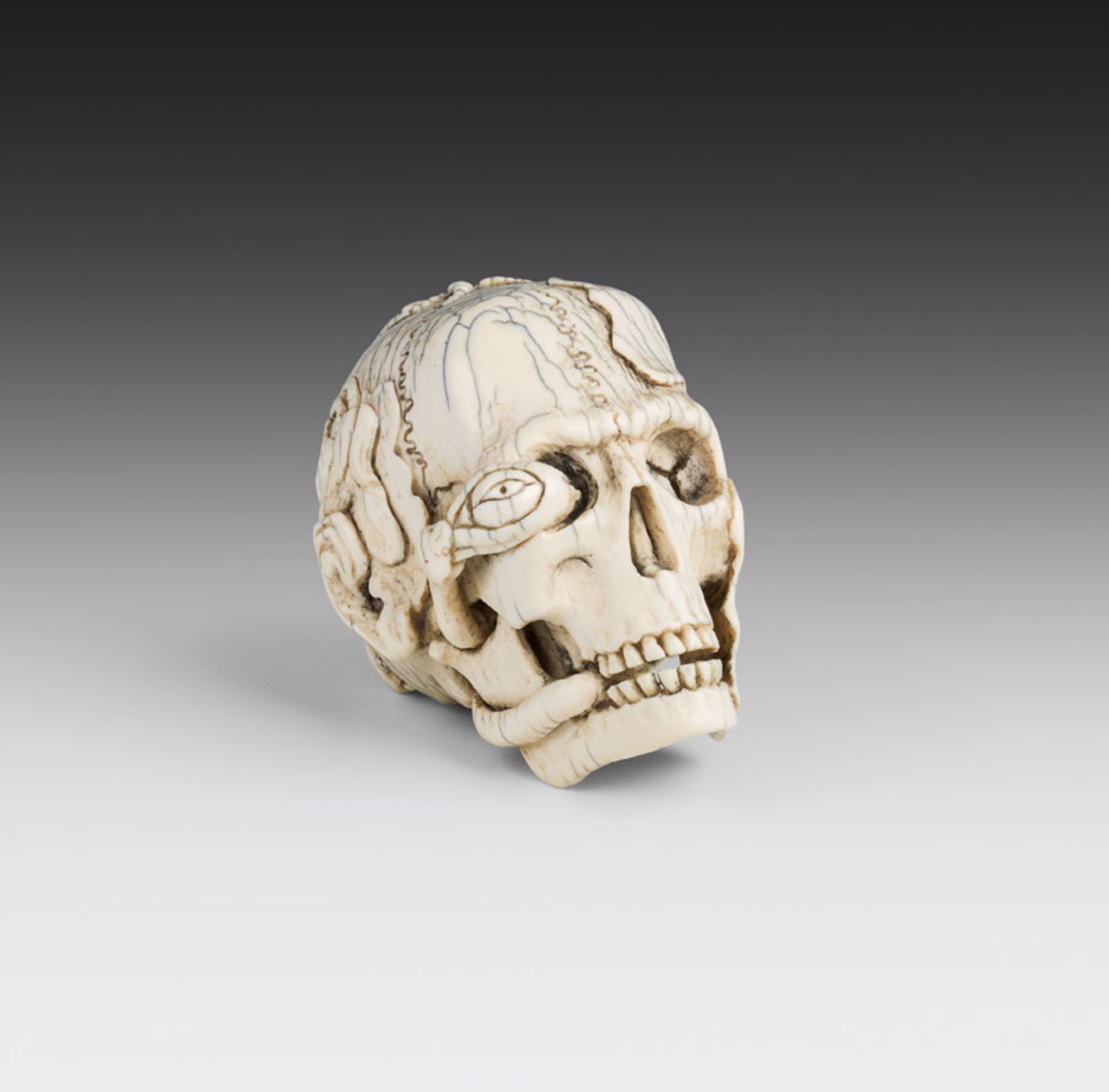 Memento Mori skull, 17th century