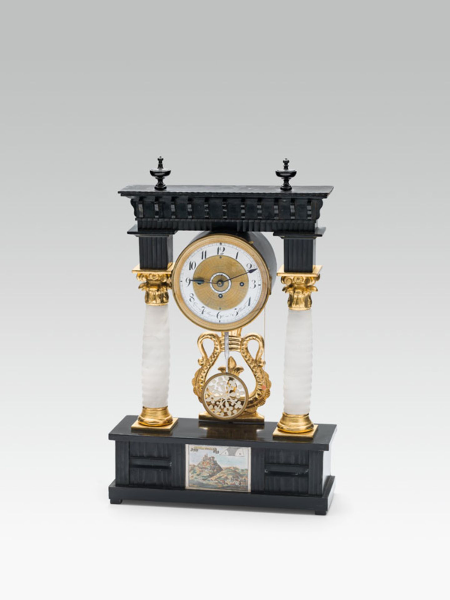 Viennese clock, Vienna, c. 1840/45
