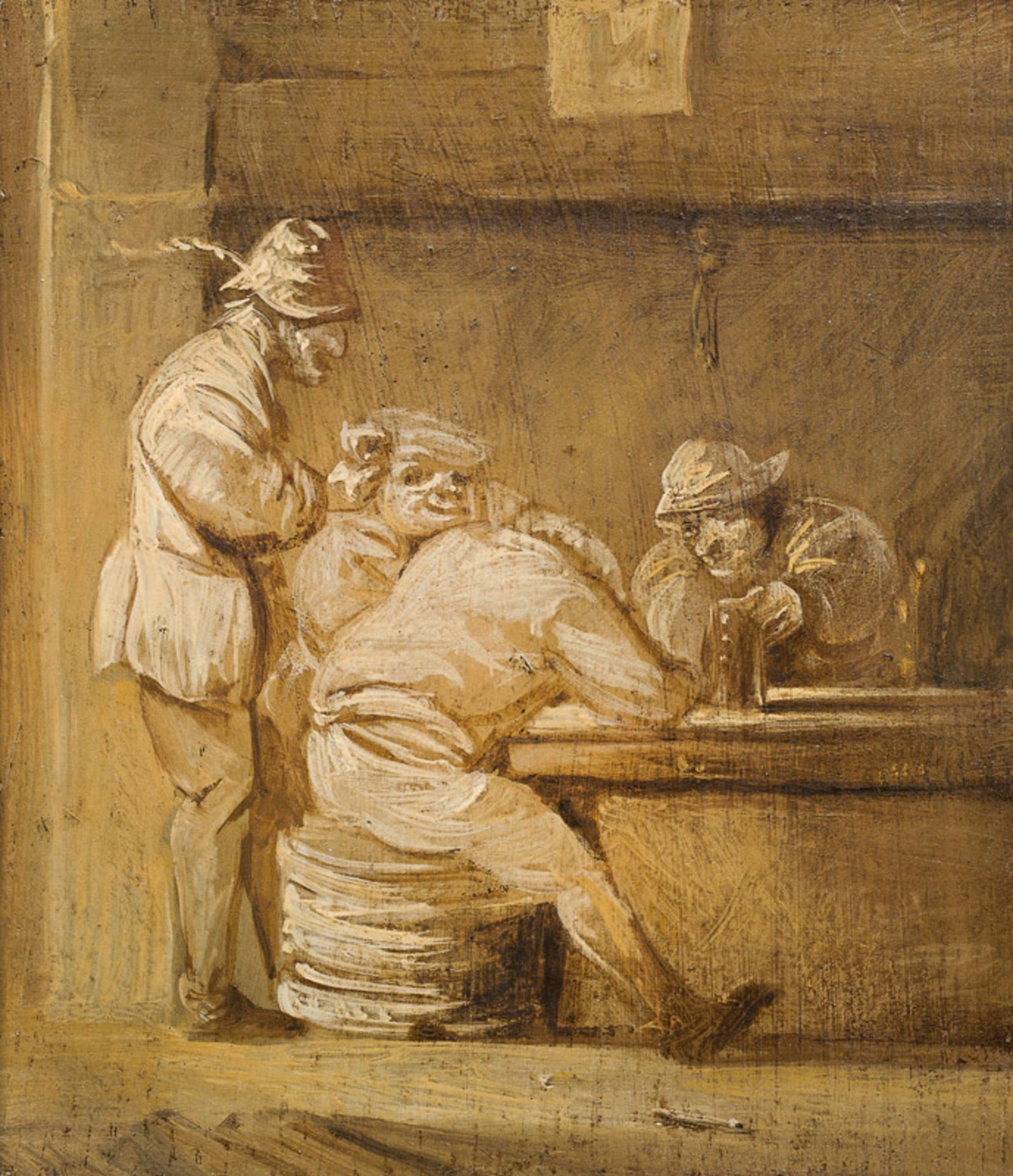 Follower of Adriaen Pietersz van de Venne Tavern scene