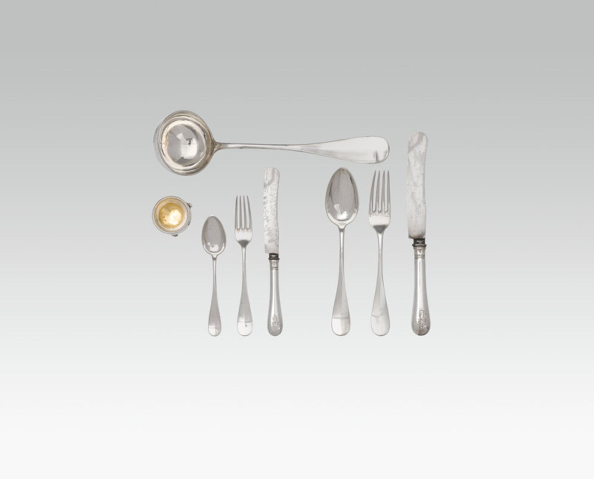 Table cutlery for 6 persons, Vienna, late 19th century
