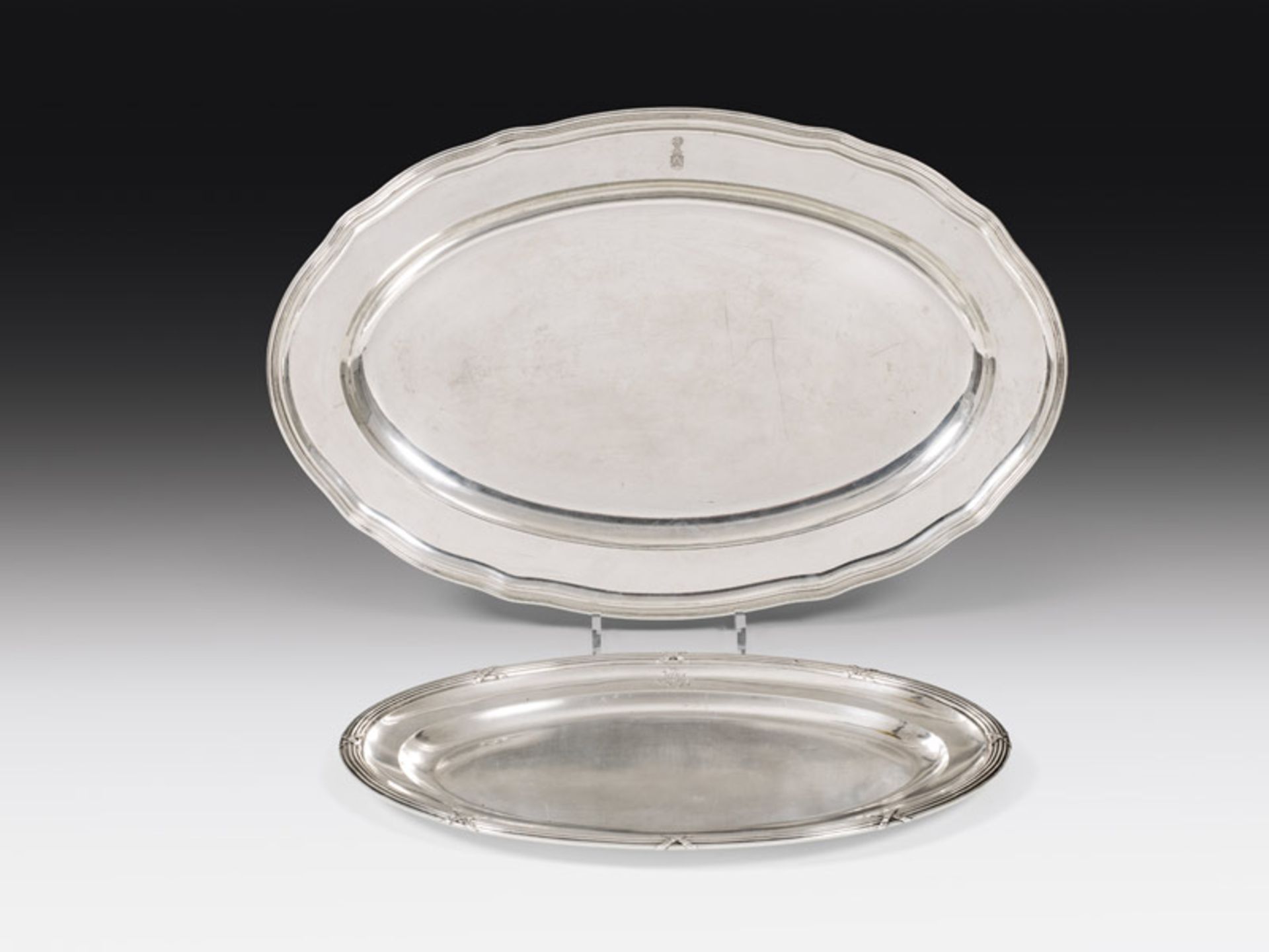 2 Plates, France/Germany, 19th/20th century