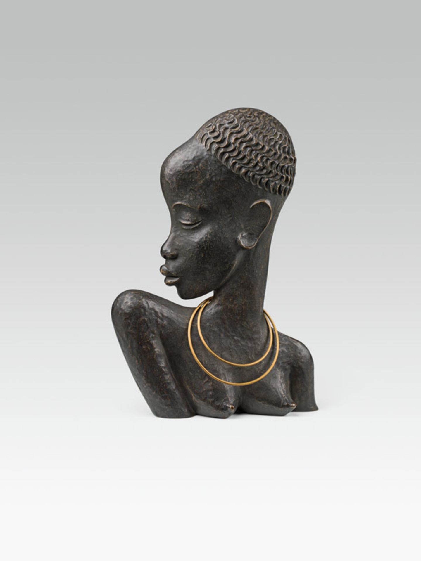 Werkstätten Hagenauer African woman, design: 1920's/30's
