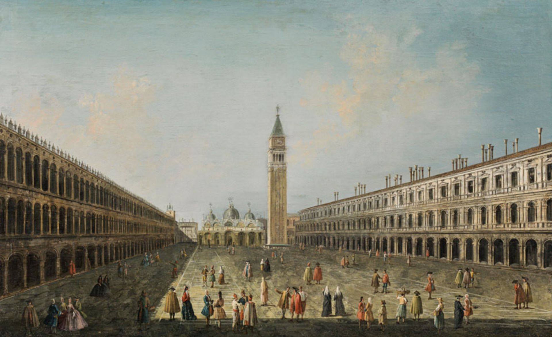 Circle of Michele Marieschi Piazza San Marco in Venice ("Piazza di San Marco verso la basili