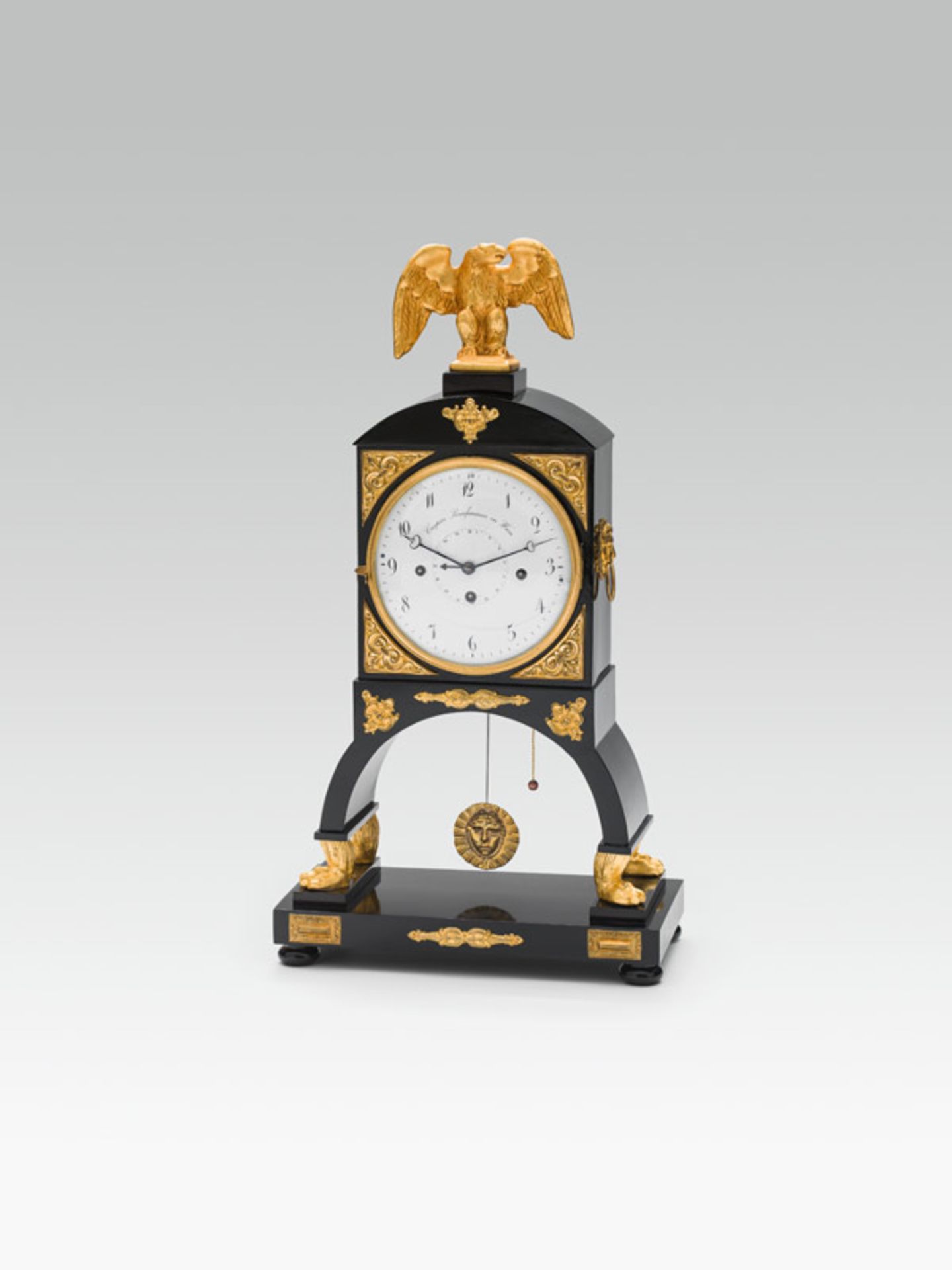 Viennese Empire clock, Vienna, c. 1820