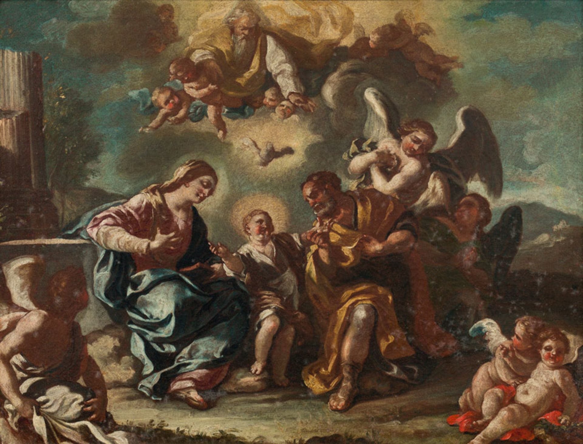 Attributed to Jacopo Cestaro Holy family, c. 1740/45