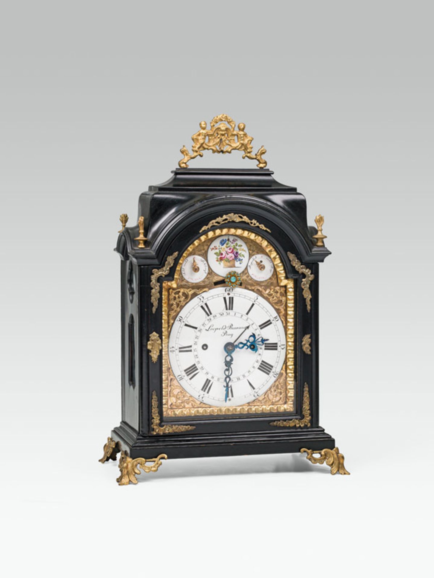 Barockuhr, Prag, um 1750/60