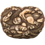 Ryusa Manju Netsuke, Ende 19./Anfang 20. Jh.