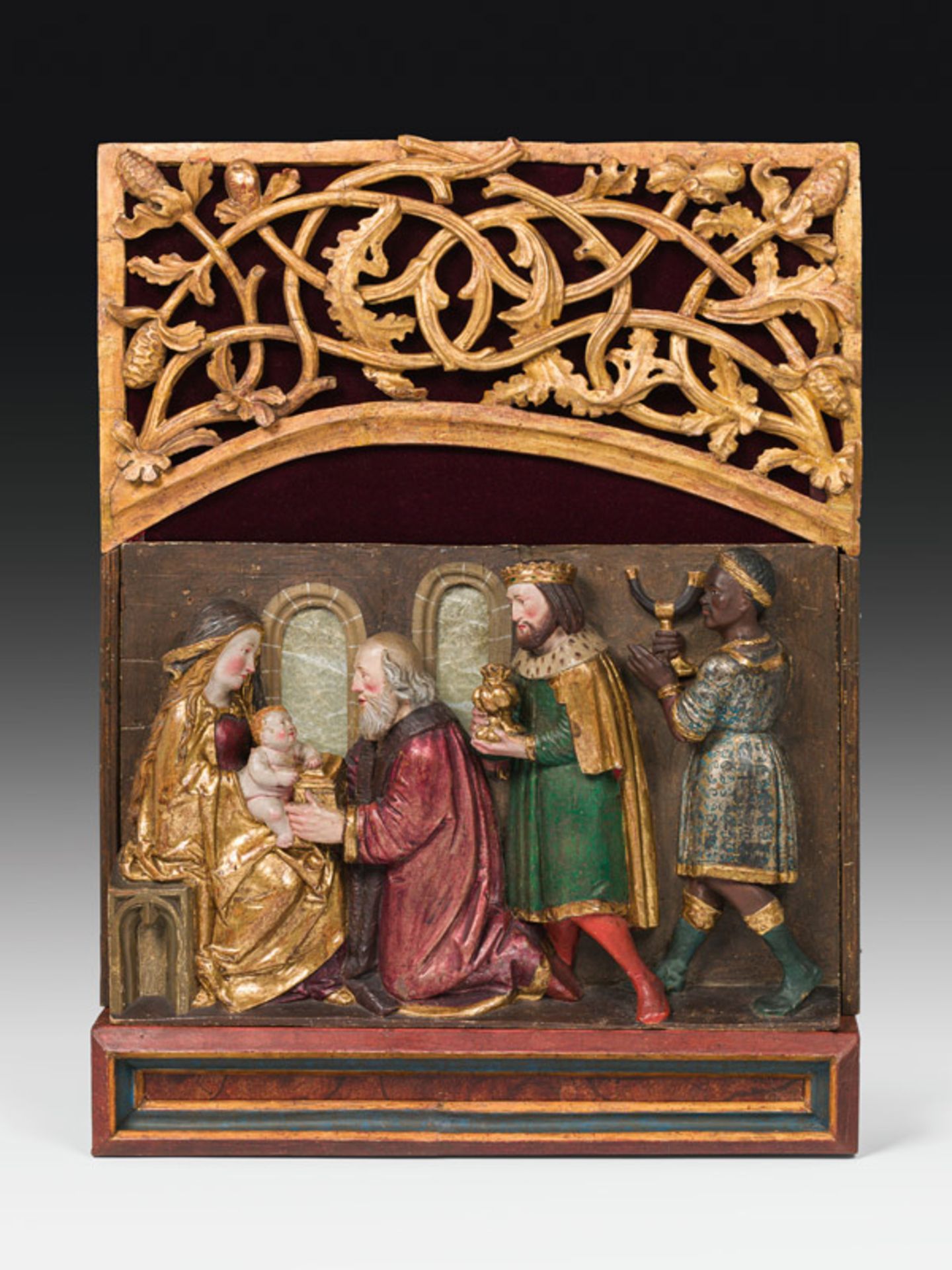 Anbetung der Heiligen drei Könige, Tirol, um 1520