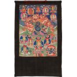 Thangka mit Vajrapani, Tibet, um 1900