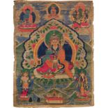 Thangka mit Padmasambhava, Tibet, 19. Jh.