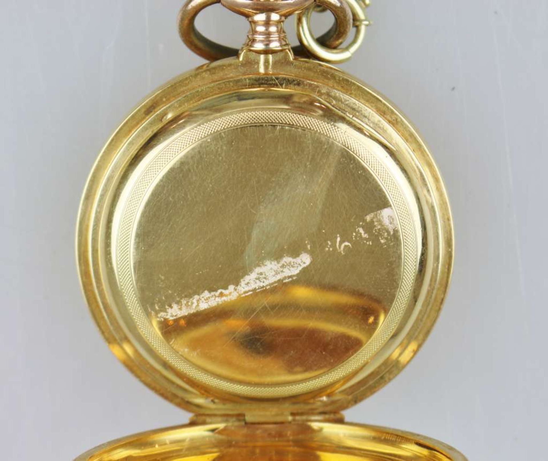 Vacheron Constantin Savonette von 1886, Vintage Taschen Uhr. 750er Gelbgold an 585er Gelbgold - Bild 6 aus 6