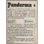 Panderma 4. Nichts ist der Mensch / L'homme n'est rien / Man is nothing / El hombre no es nada.