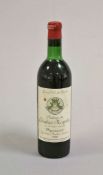 Rotwein, Flasche Chateau du Colombier-Monpelou, Pauillac, Cru Bourgeois Superieur 1966, 750 ml,