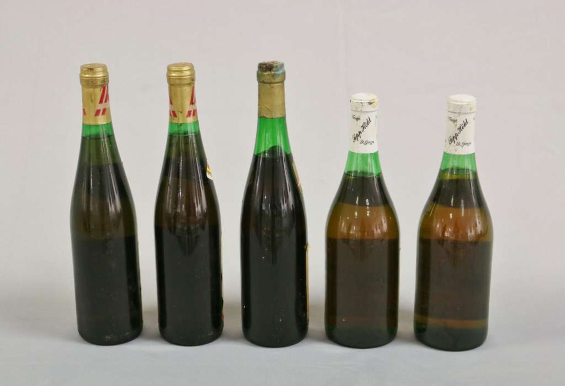 Weißwein u. Süßwein, Österreich, 5 Flaschen: Muskat Ottonel, 50 Jahre Burgenland, Weingut Gassner - Bild 2 aus 2