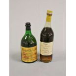 Calvados, Flasche Vieux Calvados, vieille relique per'conquet 61120 Vimoutiers, wohl 1980er Jahre